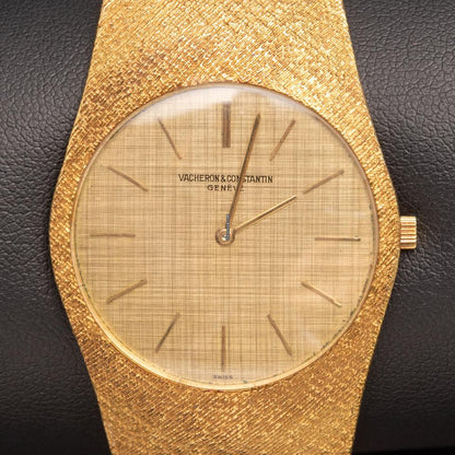Vacheron Constantin Vintage 18K Yellow Gold Case & Bracelet Champagne Dial