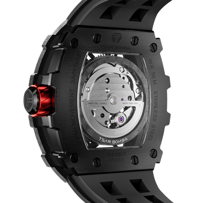 Luxury Carbon Fiber Automatic Watch: Durable, Stylish, Precise Self-Winding Timepiece