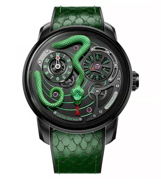 LUCKY HARVEY Craftmanship Series Snake Automatic Watch