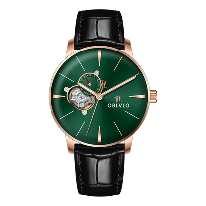 Automatic Victory Partial Skeleton Dial Dress Watch