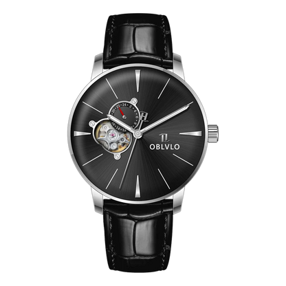 Automatic Victory Partial Skeleton Dial Dress Watch