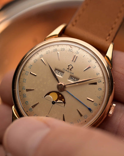 Omega 2486 Cosmic Moonphase Rose 1950