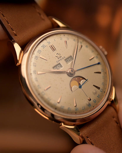 Omega 2486 Cosmic Moonphase Rose 1950