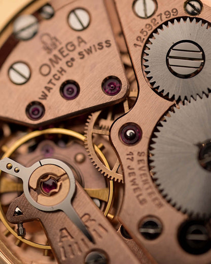 Omega 2486 Cosmic Moonphase Rose 1950