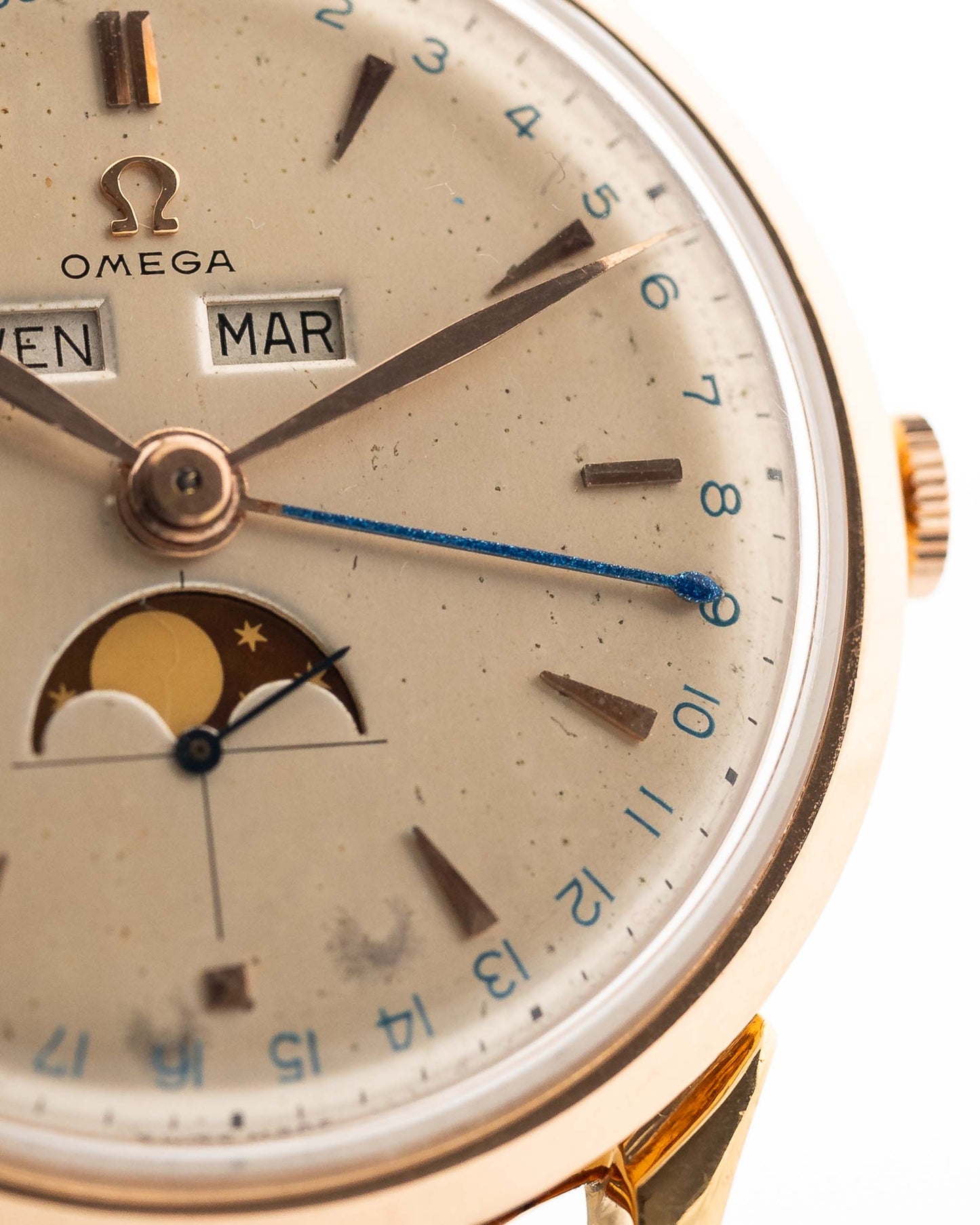 Omega 2486 Cosmic Moonphase Rose 1950