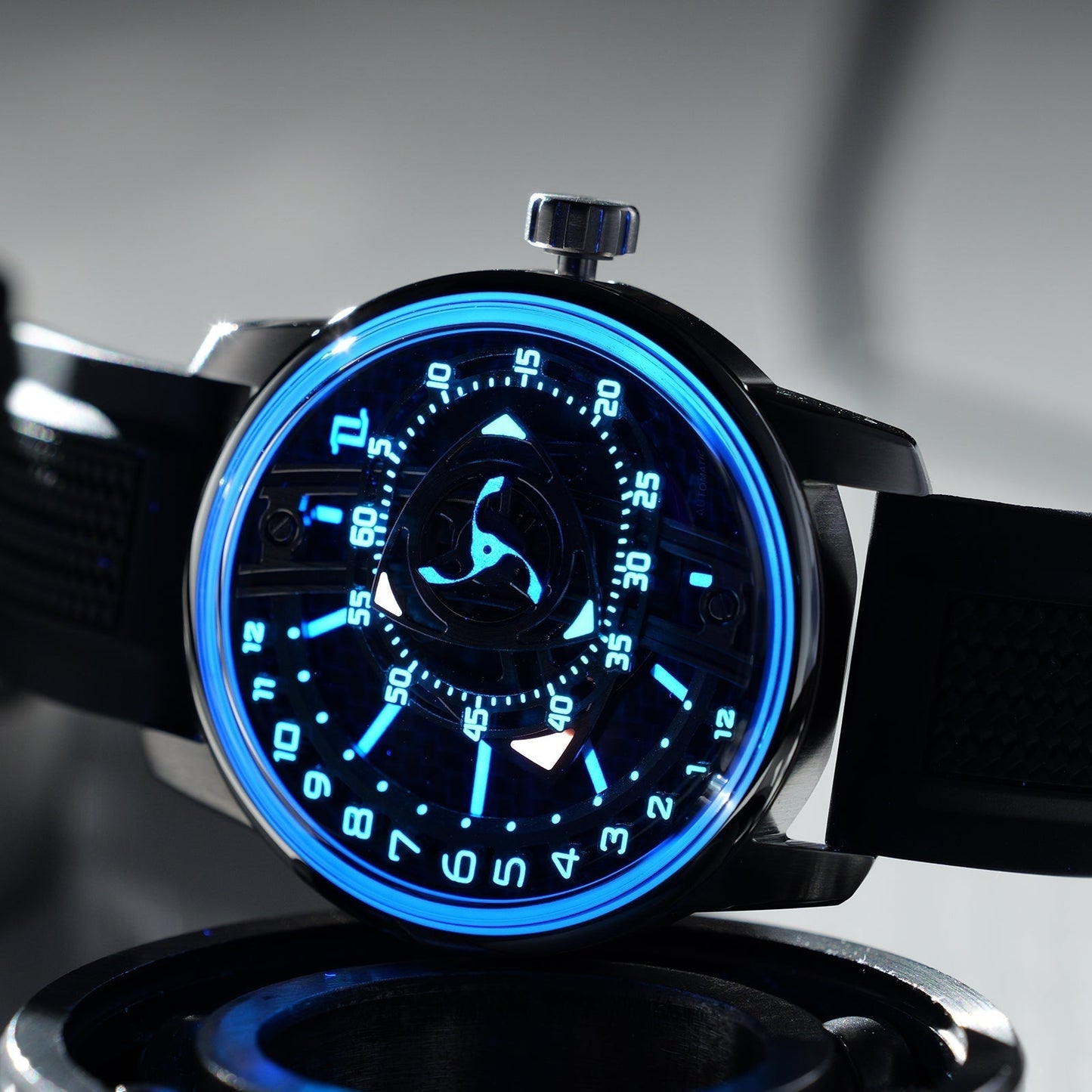 Luxury Men's Automatic Unique Skeleton Watch - OBLVLO JM ROTOR Series