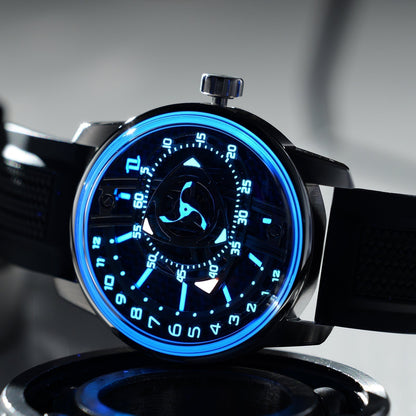 Luxury Men's Automatic Unique Skeleton Watch - OBLVLO JM ROTOR Series