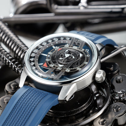 Luxury Men's Automatic Unique Skeleton Watch - OBLVLO JM ROTOR Series