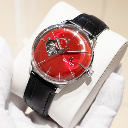 Automatic Victory Partial Skeleton Dial Dress Watch