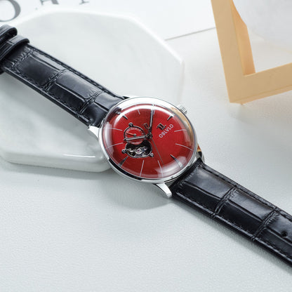 Automatic Victory Partial Skeleton Dial Dress Watch