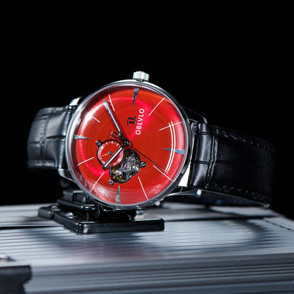 Automatic Victory Partial Skeleton Dial Dress Watch