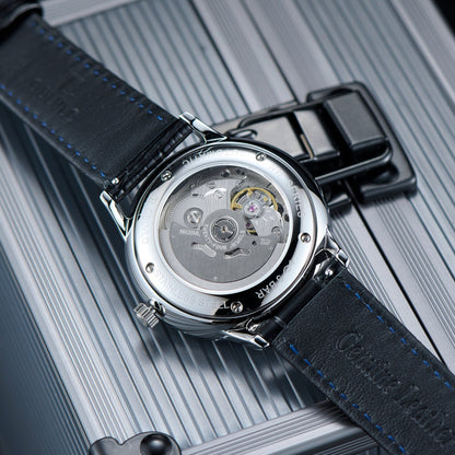 Automatic Victory Partial Skeleton Dial Dress Watch