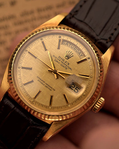 Rolex 1803 Day Date Linen 1978