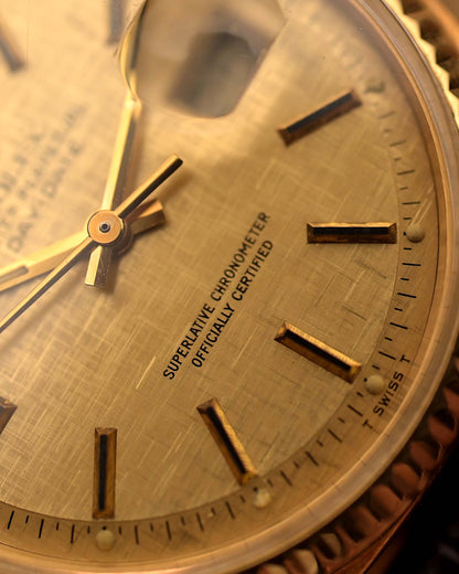 Rolex 1803 Day Date Linen 1978