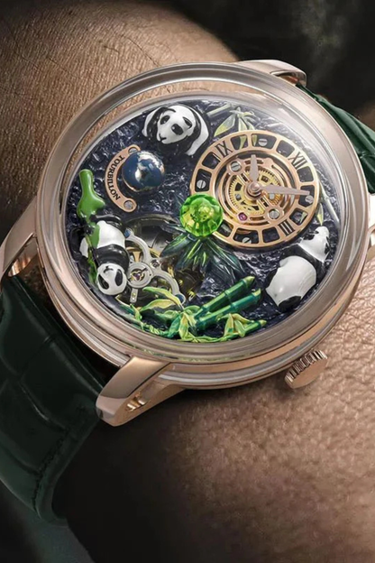PandaVerse | Nature-Inspired Rose Gold | Fully Automatic Watch